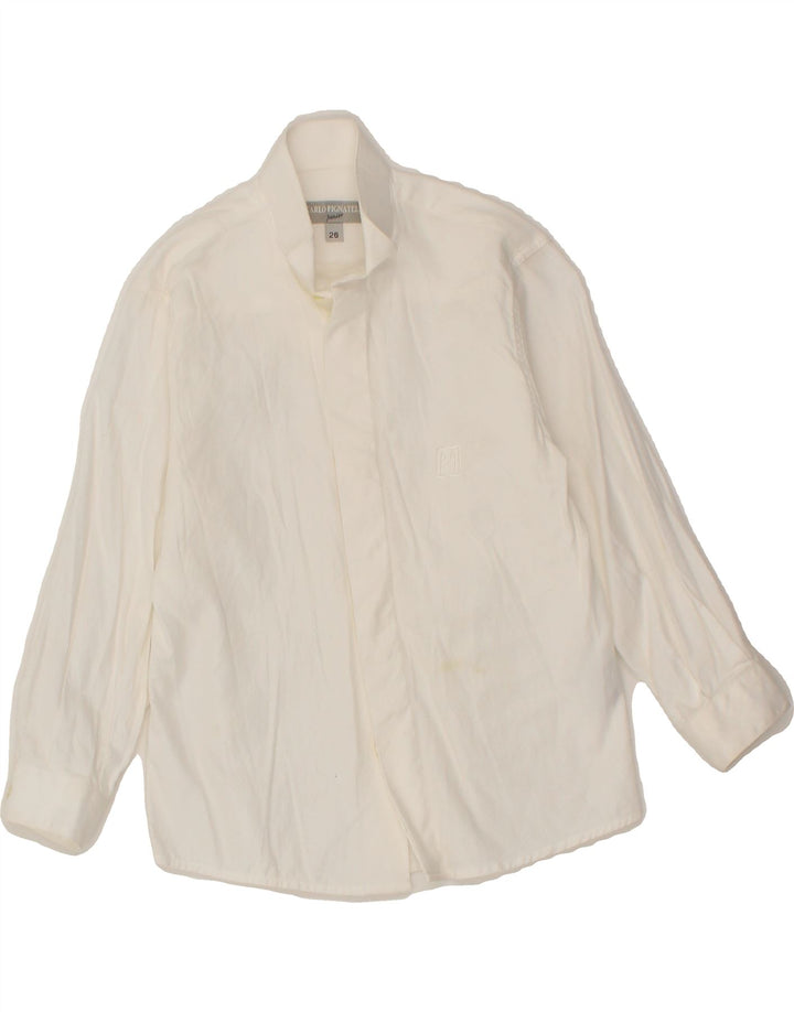 CARLO PIGNATELLI Boys Shirt 3-4 Years White Cotton Vintage Carlo Pignatelli and Second-Hand Carlo Pignatelli from Messina Hembry 