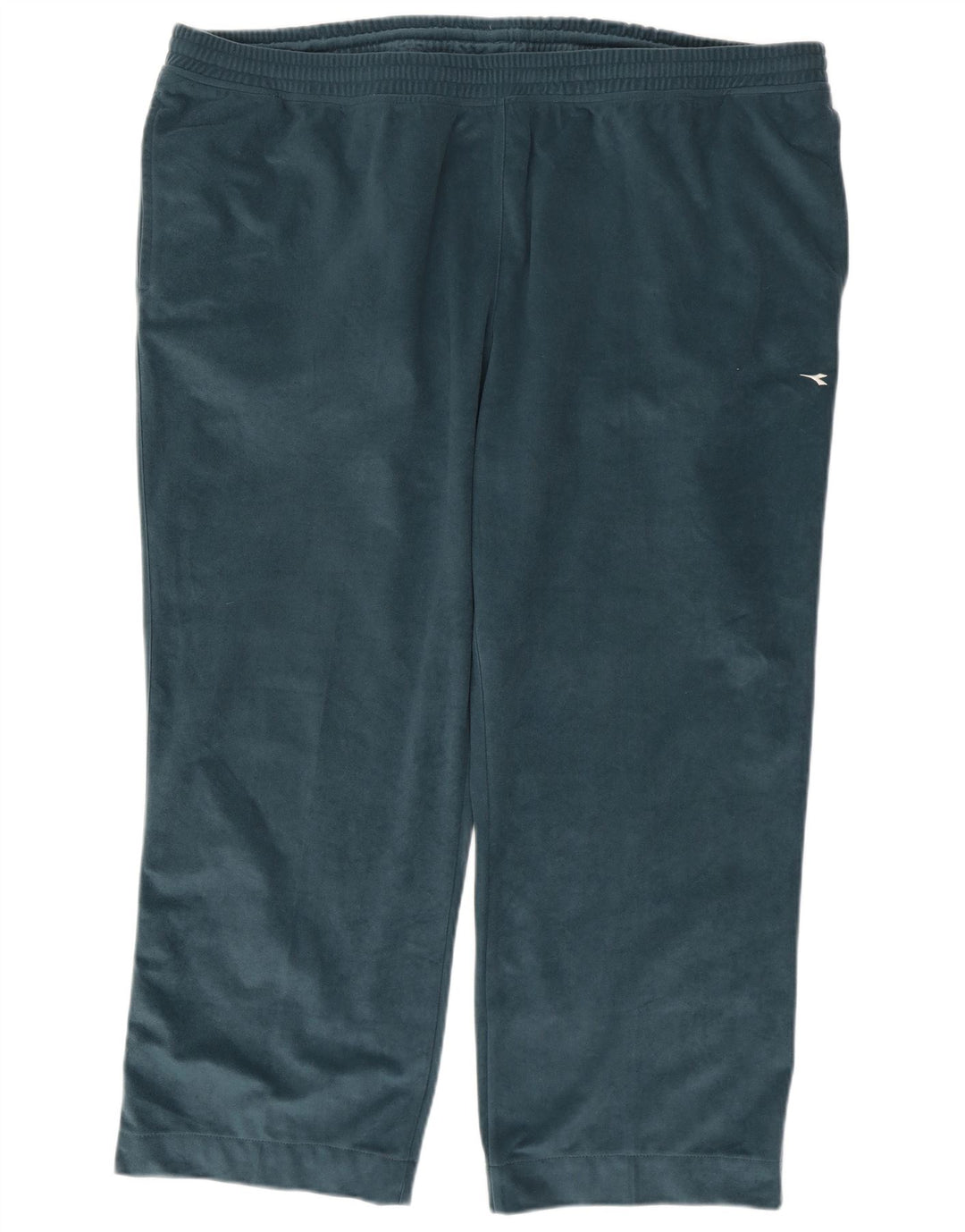 Calça de treino de veludo masculino Diadora 2XL poliéster verde
