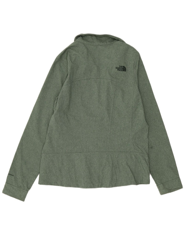 Jaqueta de treino feminina The North Face UK 14 poliéster verde médio