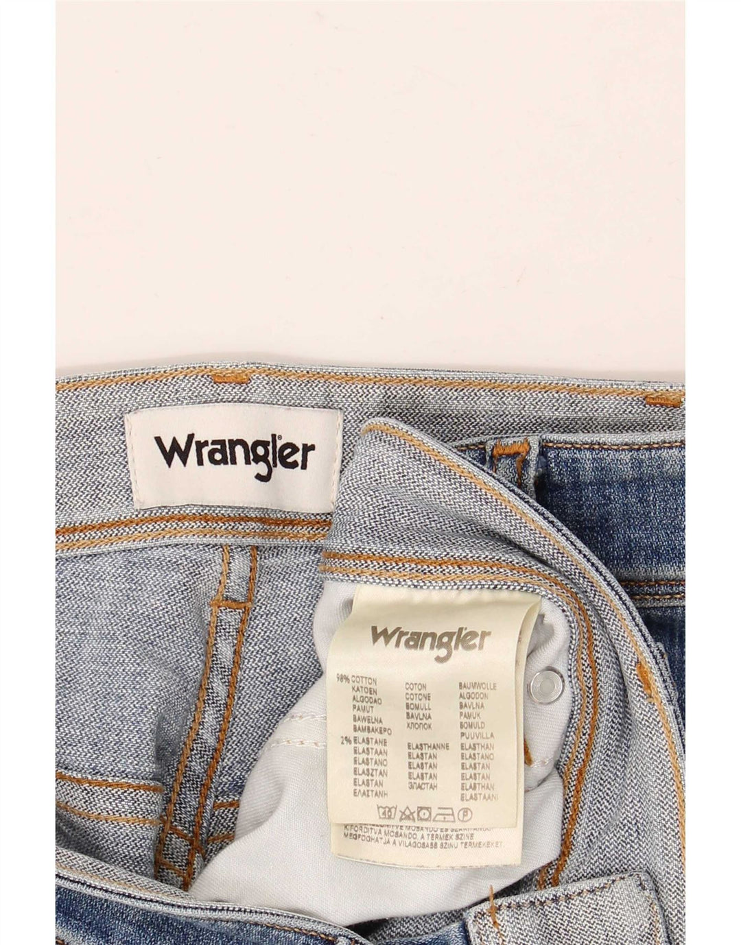 Wrangler Masculino Texas Straight Jeans W34 L30 Azul Algodão