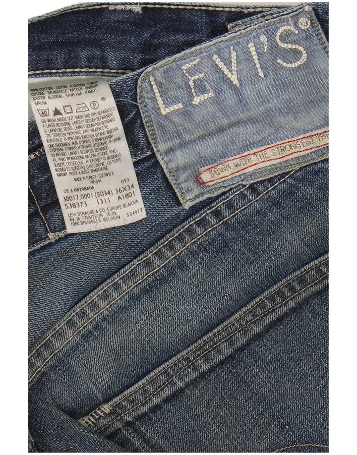 Shorts jeans masculino LEVI'S W36 grande algodão azul