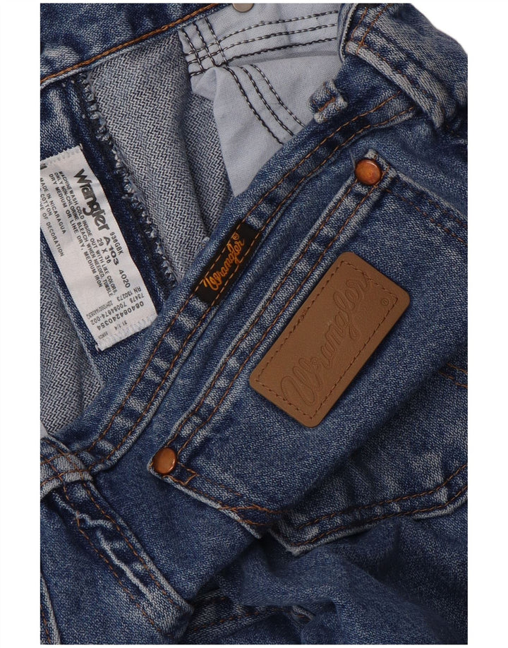 Jeans retos femininos Wrangler W29 L36 algodão azul