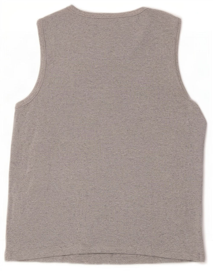 Wrangler Womens Vest Top UK 14 Grande Cinza