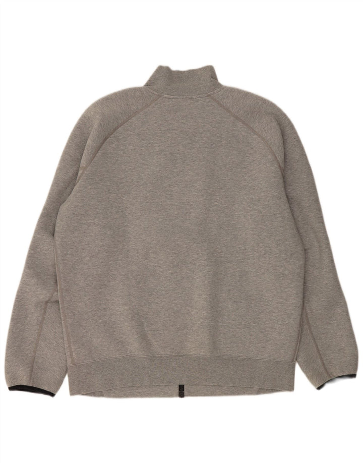 Jaqueta masculina Nike à prova de vento regular fit com capuz XL cinza colorblock