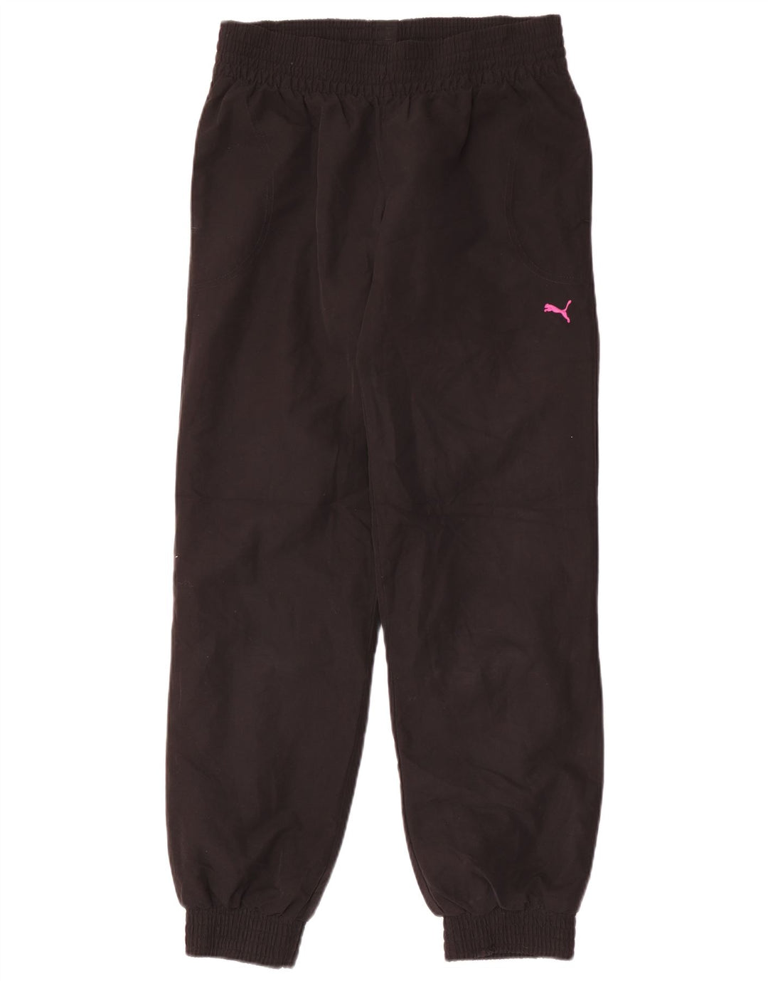 Calça de treino feminina Puma Joggers UK 12 poliéster preto médio