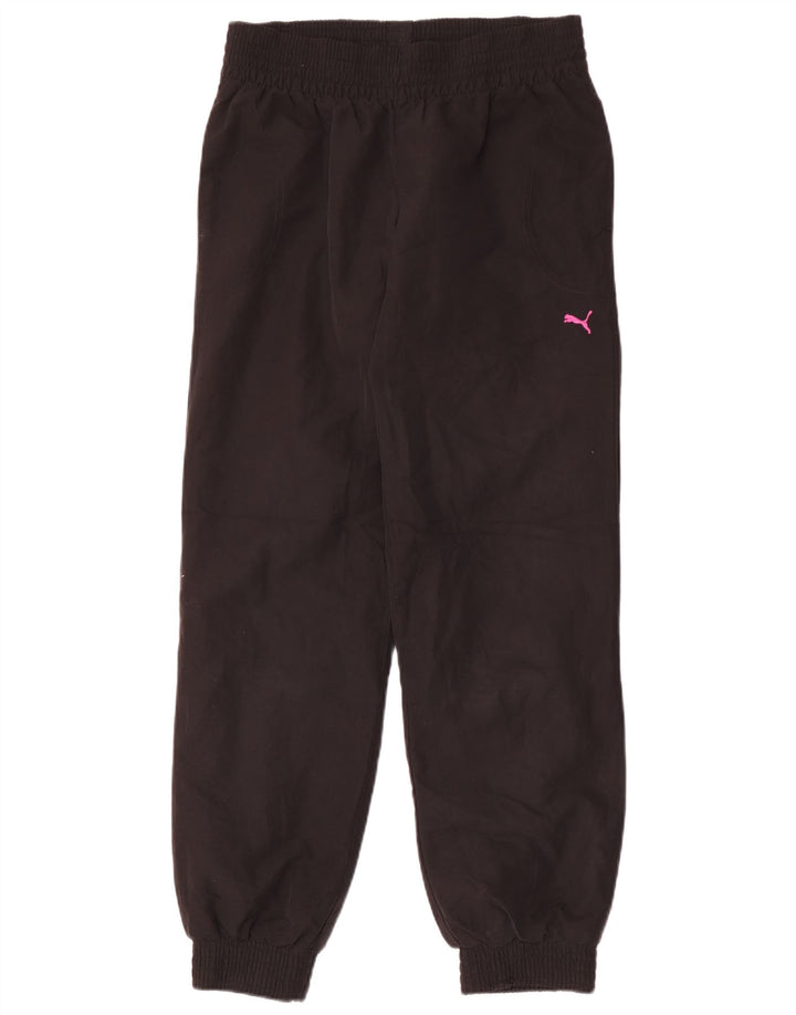 Calça de treino feminina Puma Joggers UK 12 poliéster preto médio