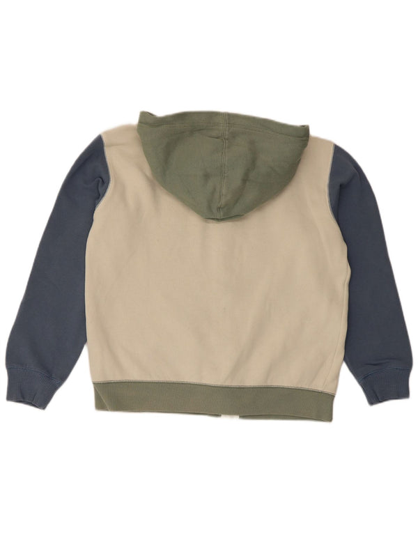 Suéter Benetton Boys Zip com capuz 11-12 anos 2XL Colorblock multicolorido