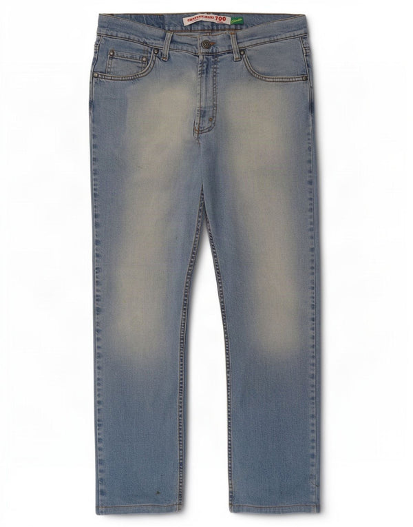 Carrera Masculino 700 Regular Fit Straight Jeans IT 50 Grande W34 L30 Azul