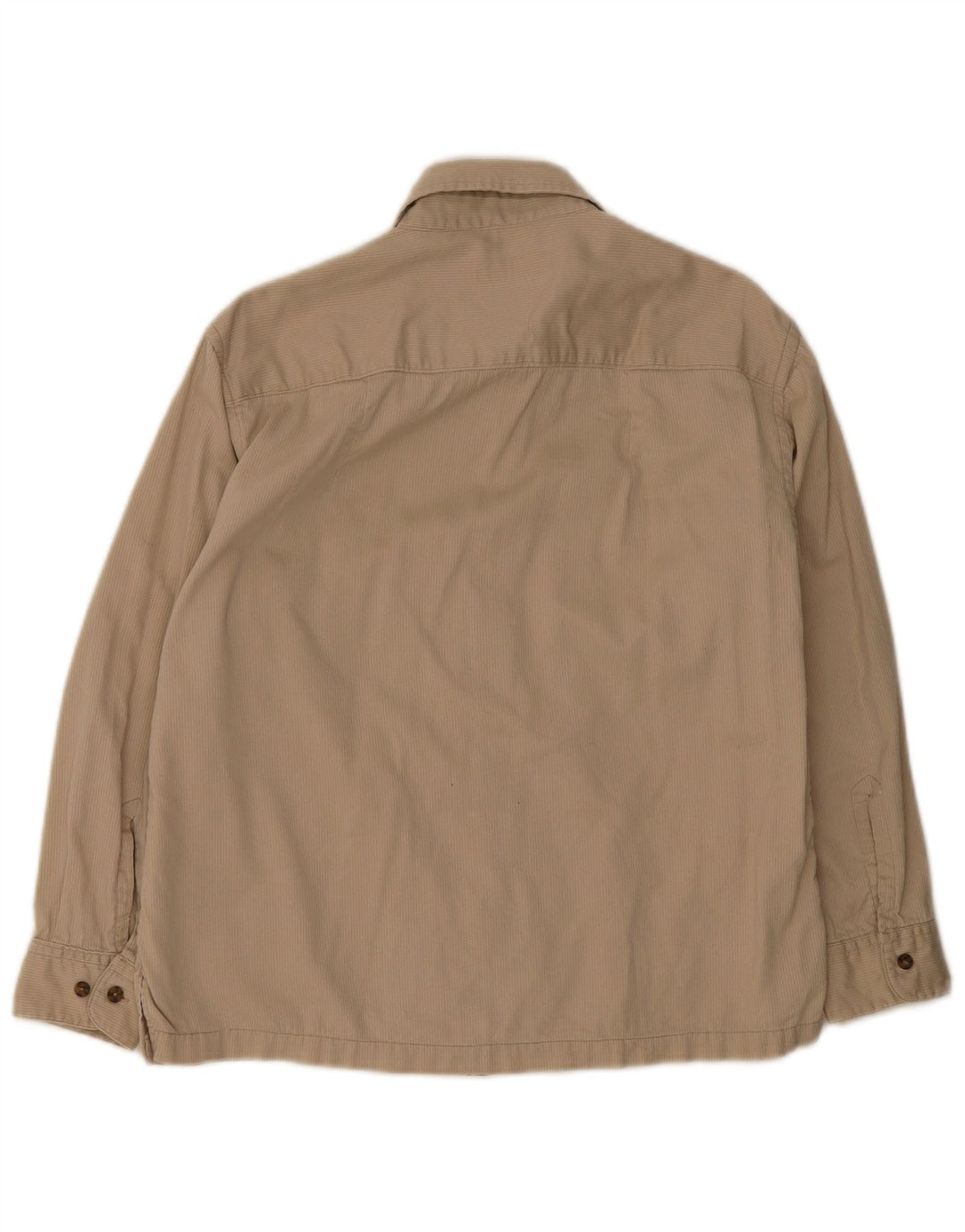 Camisa Wrangler Boys 14-15 Anos Grande Risca de Giz Bege