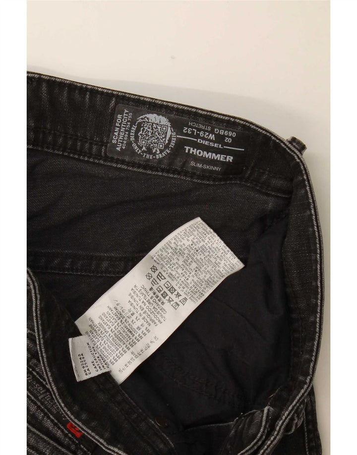 Shorts jeans masculino Diesel Thommer W29 algodão preto médio