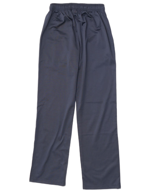 Calça de treino masculina Asics pequena azul marinho poliéster