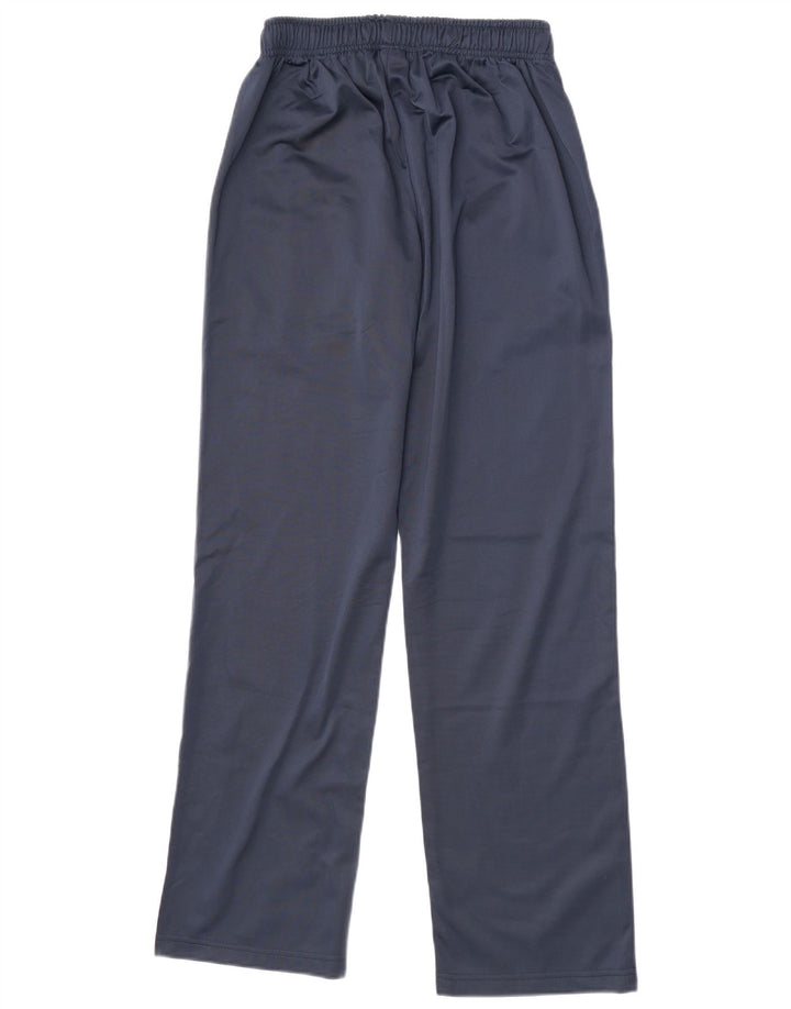 Calça de treino masculina Asics pequena azul marinho poliéster