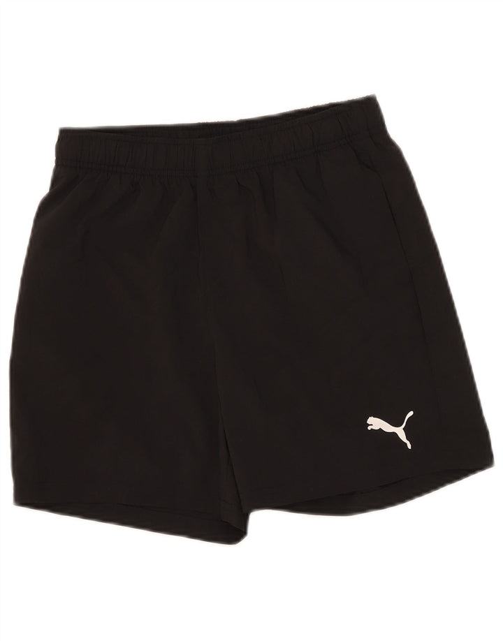 Shorts esportivos Puma meninos 13-14 anos preto poliéster