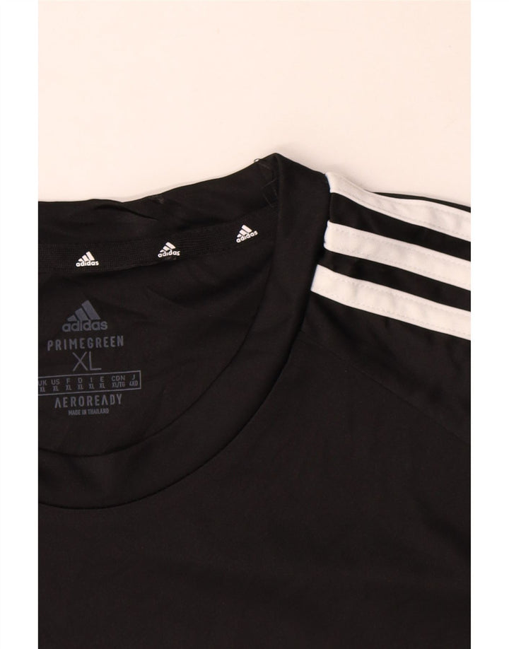 Adidas Mens Aeroready Camiseta Top XL Preto Poliéster