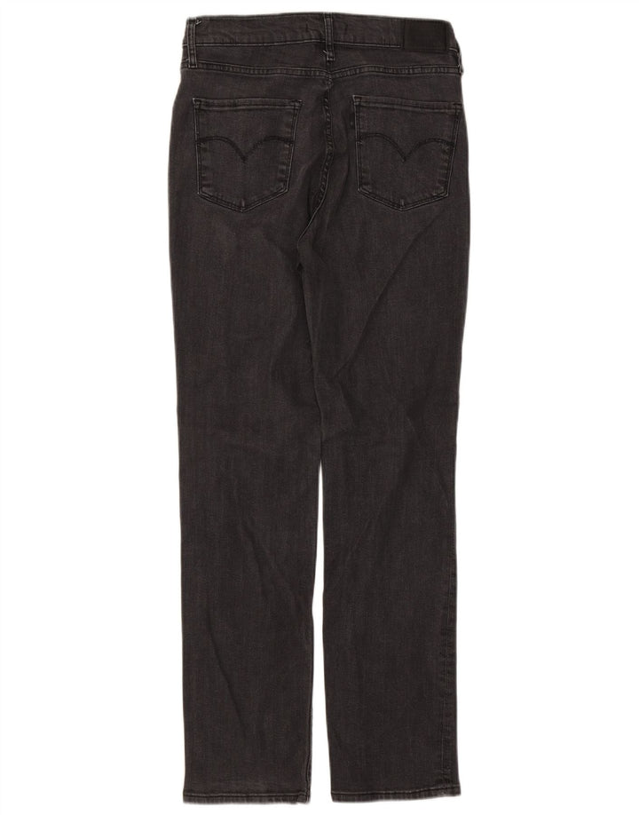 Calça jeans feminina Levi's 724 High Rise Straight W30 L30 cinza