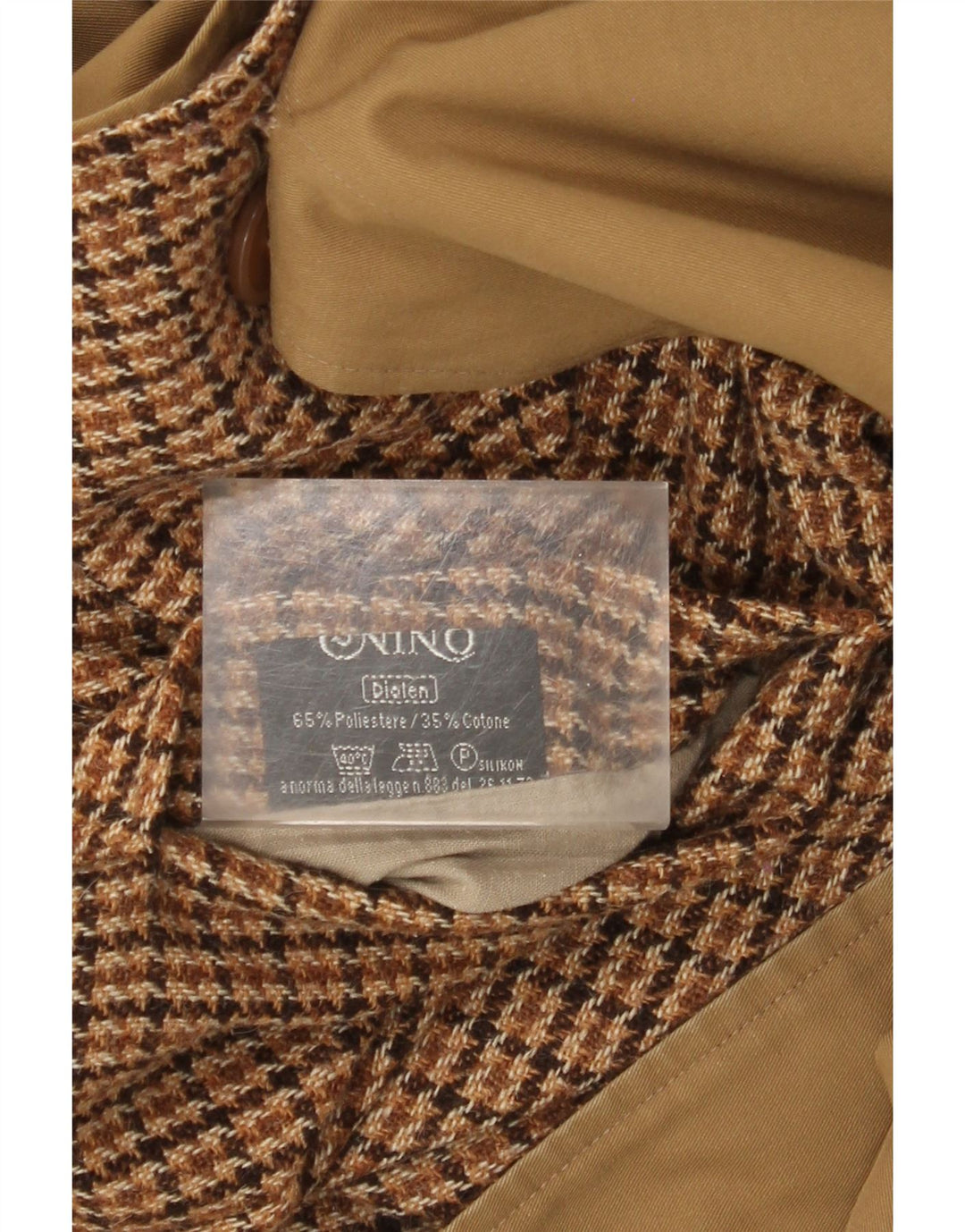 Casaco impermeável reversível feminino Salco UK 14 poliéster cáqui médio