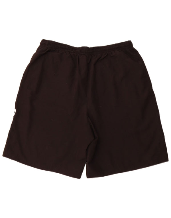Shorts esportivos gráficos masculinos Umbro 2XL poliéster preto