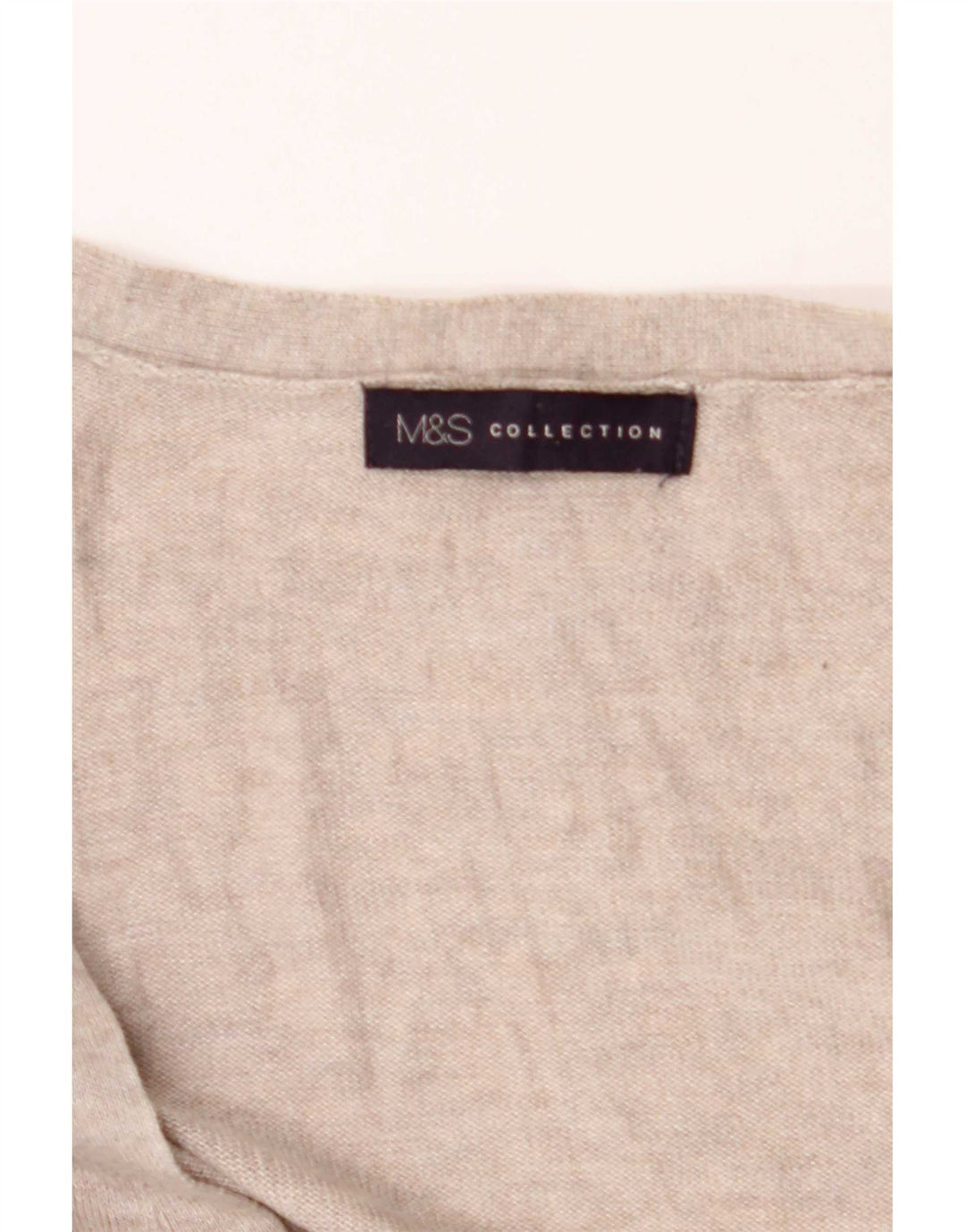 Suéter cardigã feminino Marks & Spencer Reino Unido 14 cinza médio