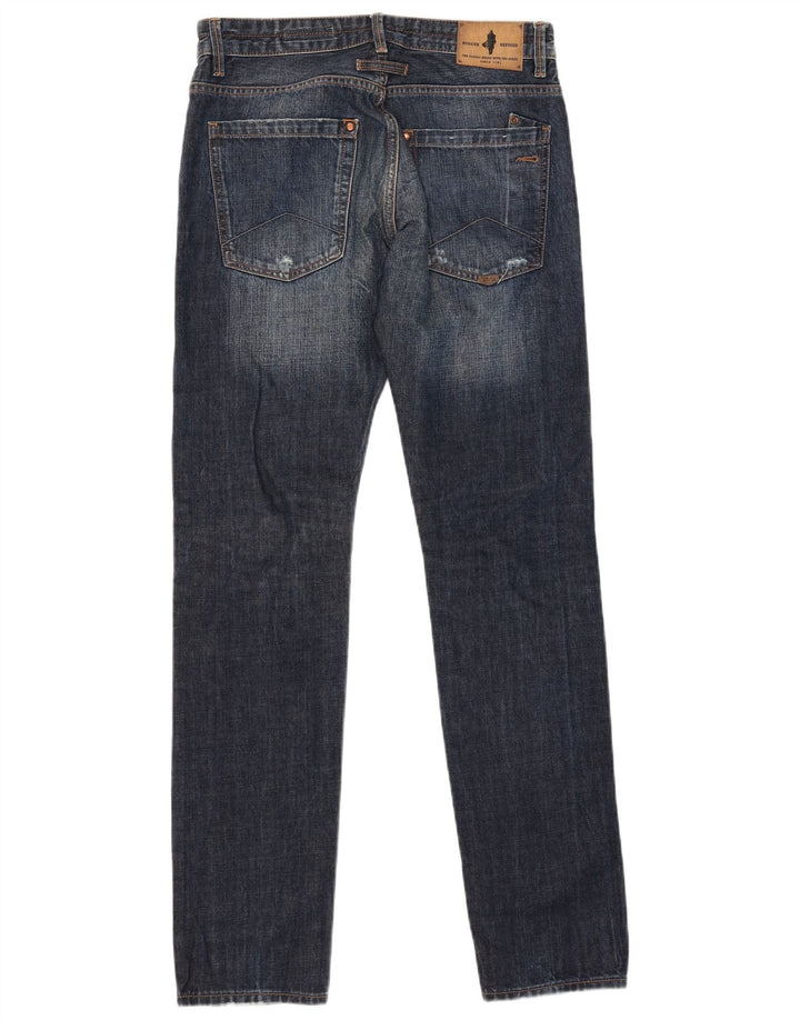 MARLBORO CLASSICS Calça jeans masculina desgastada regular W31 L34 azul