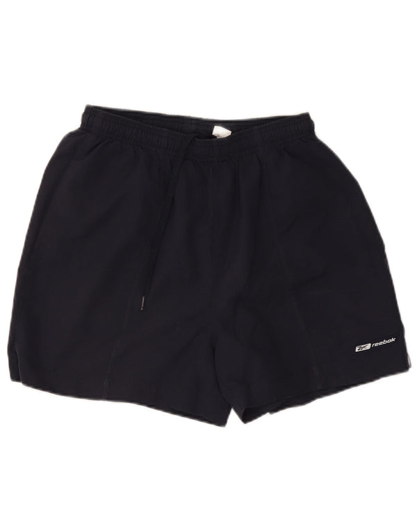 Shorts de natação masculino Reebok médio azul marinho poliéster