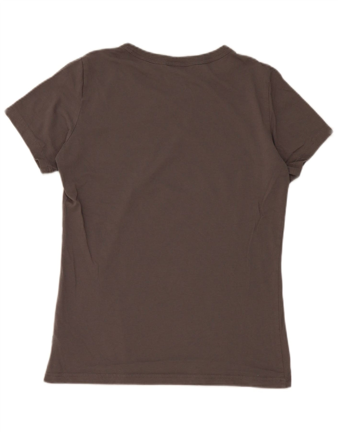 Camiseta feminina G-Star com estampa gráfica UK 12 algodão cinza médio