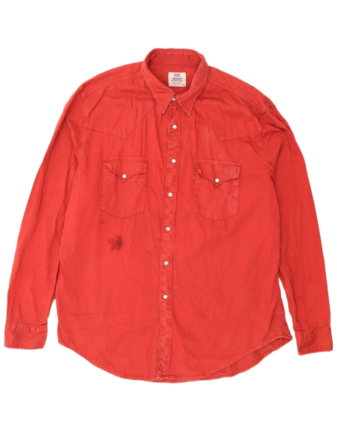 Camisa masculina Levi's 2XL algodão vermelho
