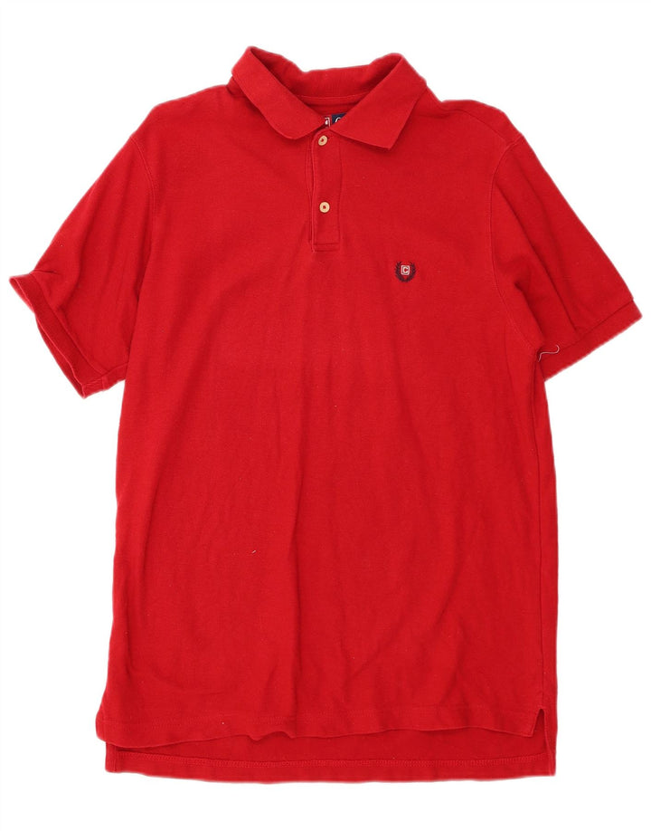 Camisa polo masculina CHAPS médio algodão vermelho