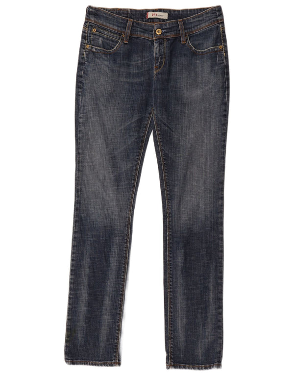 Levi's Masculino 571 Slim Jeans W31 L34 Azul Algodão