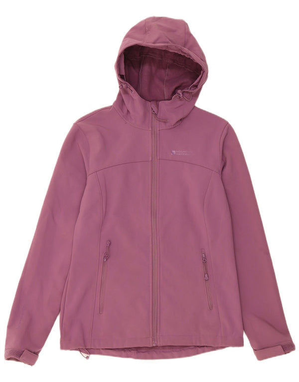 Jaqueta corta-vento feminina com capuz Mountain Warehouse UK 8 pequena roxa