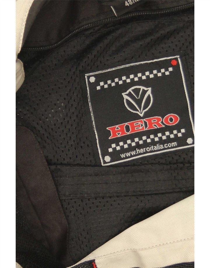 Jaqueta masculina Aprilia Graphic Racer UK 38 poliéster colorblock preto médio