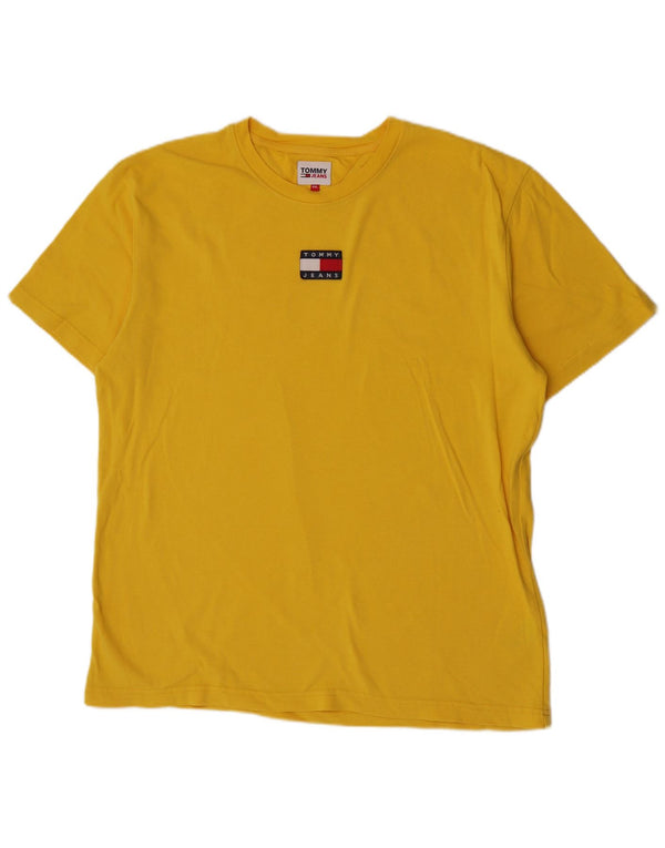 Camiseta masculina Tommy Hilfiger Top 2XL algodão amarelo