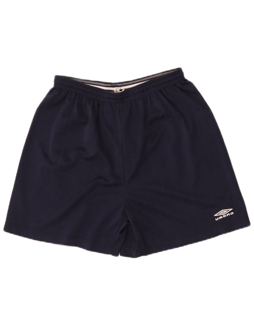 Shorts esportivos masculinos Umbro grandes poliéster azul marinho