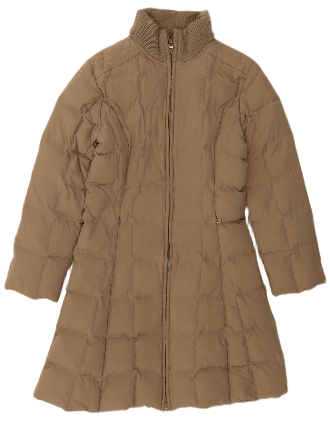 Casaco acolchoado feminino Napapijri UK 10 pequeno poliéster marrom