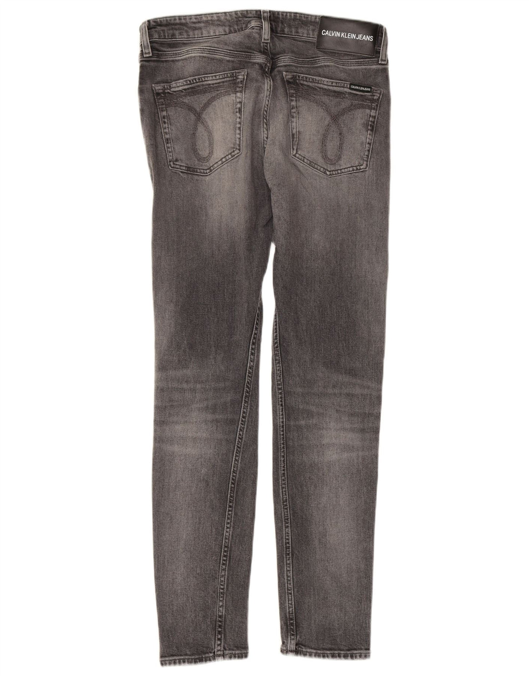 Calça jeans skinny feminina CALVIN KLEIN W31 L32 algodão cinza