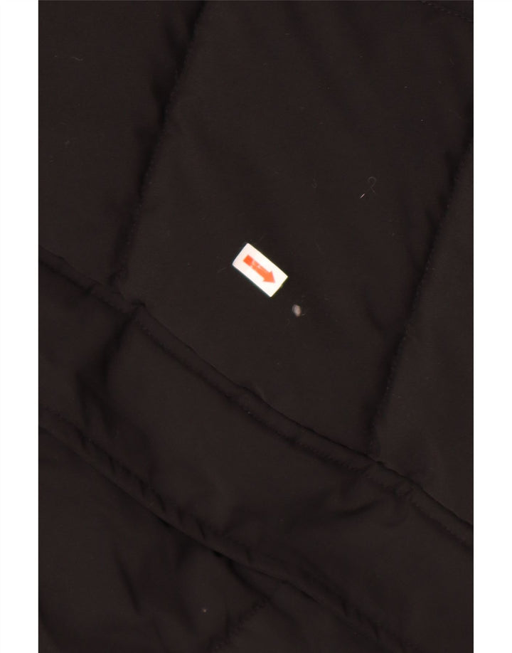 Jaqueta Parka Feminina Superdry com Capuz Gráfico Reino Unido 14 Médio Preto Inverno