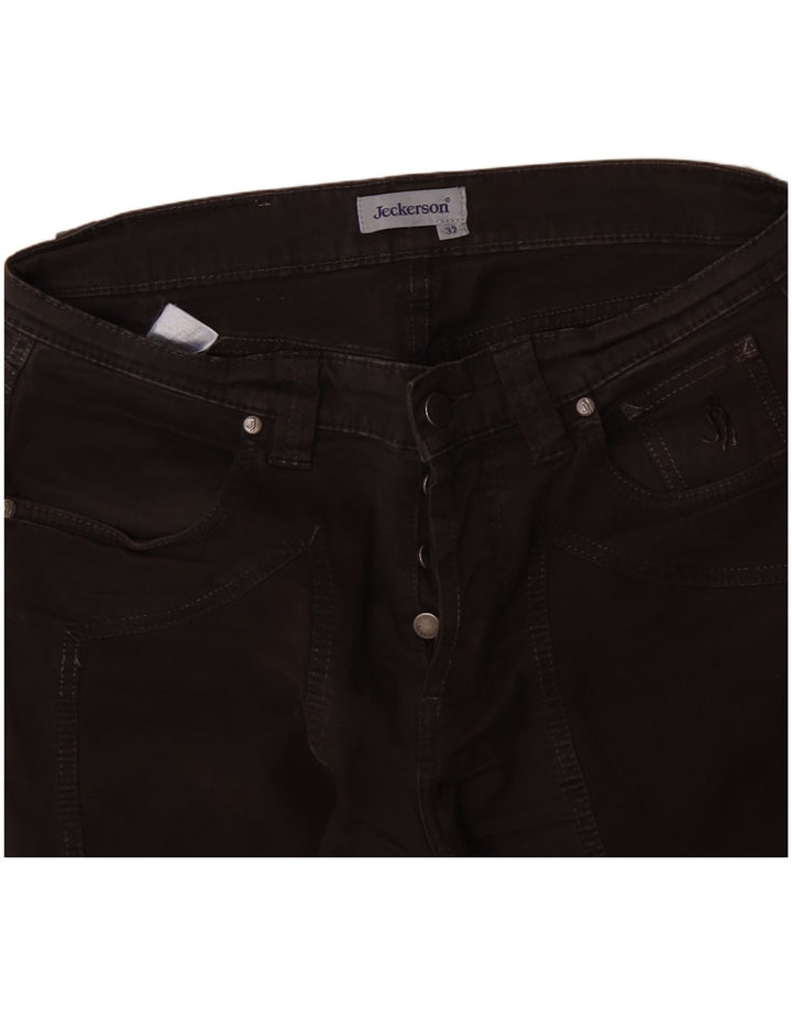 Jeans retos femininos Jeckerson W32 L29 algodão preto