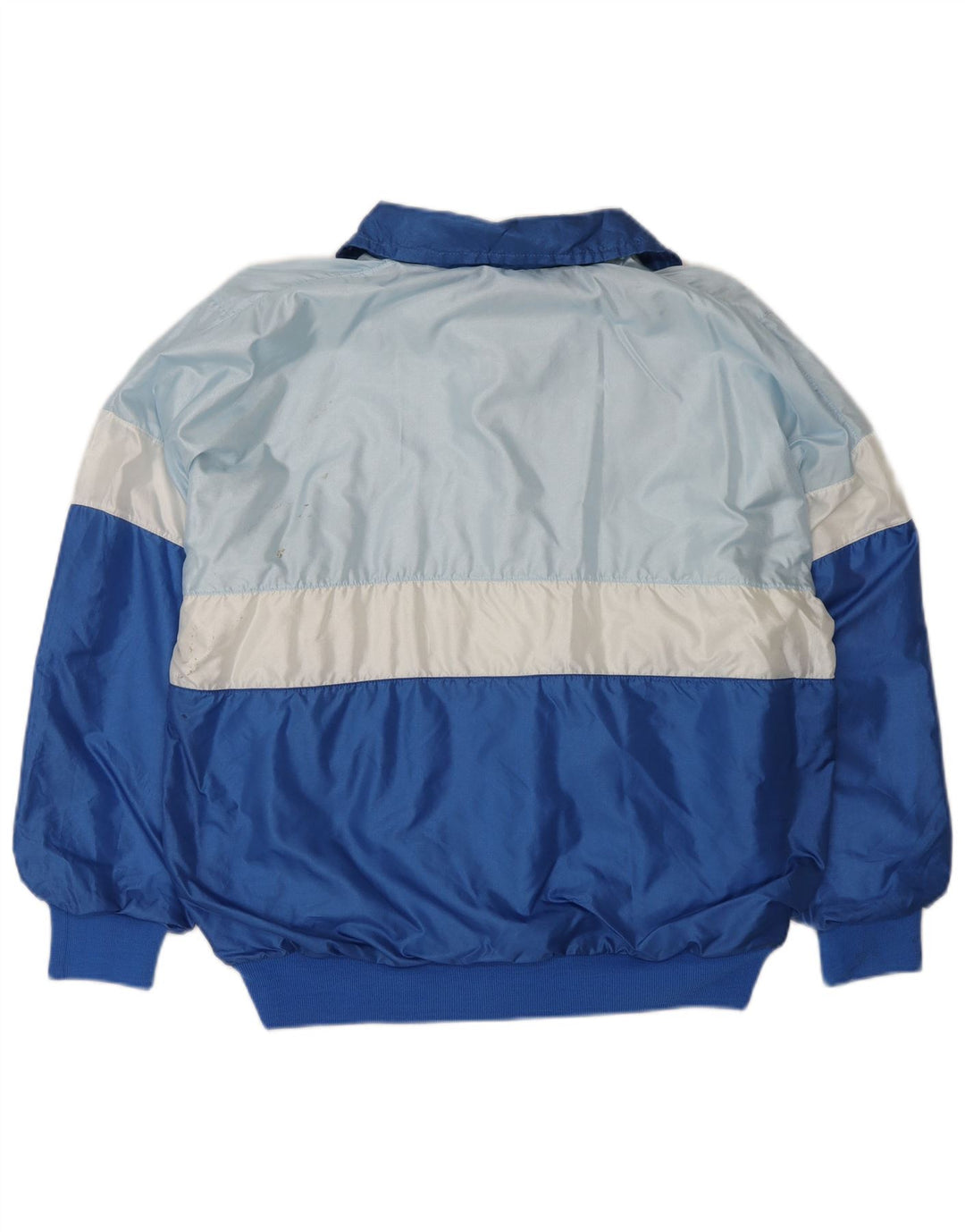 Jaqueta feminina vintage oversized IT 44 Medium Blue Colourblock