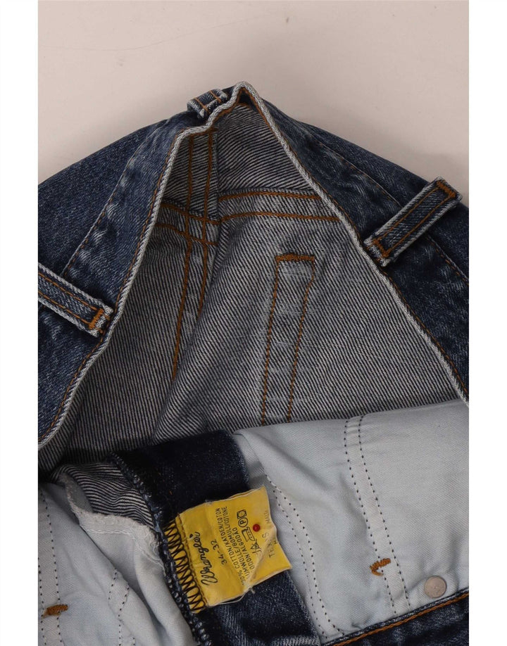 Wrangler Masculino Texas Straight Jeans W34 L29 Azul Algodão