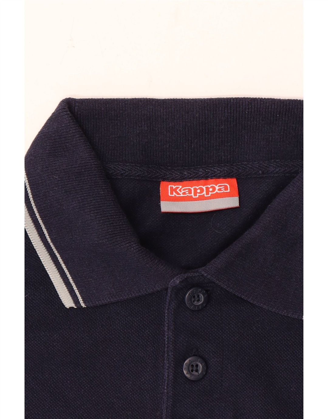 Camisa polo masculina Kappa média azul marinho