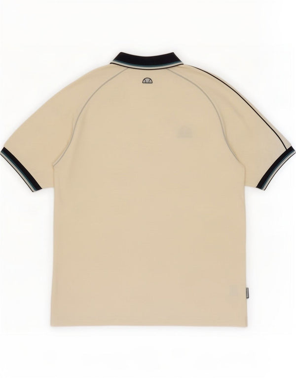 Camisa polo masculina Ellesse grande algodão branco