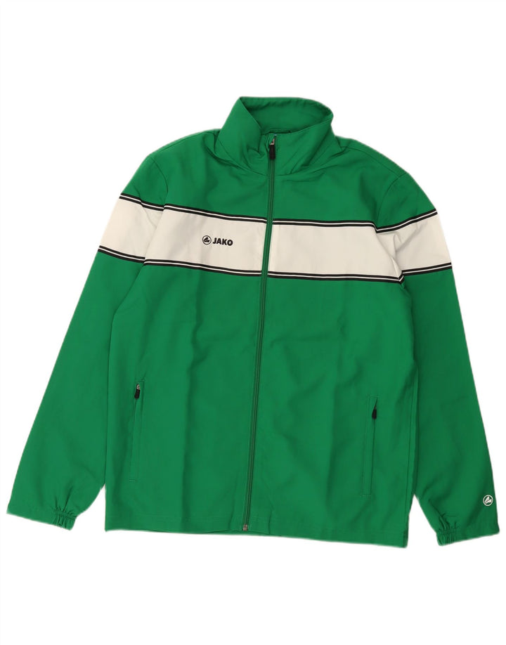 Jako Mens Treino Top Jacket Pequeno Poliéster Colorblock Verde