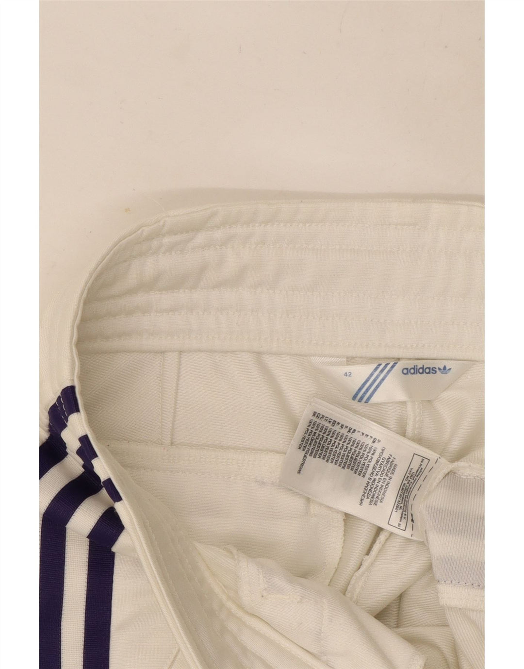 Calça de treino feminina Adidas EU 42 grande poliéster branco