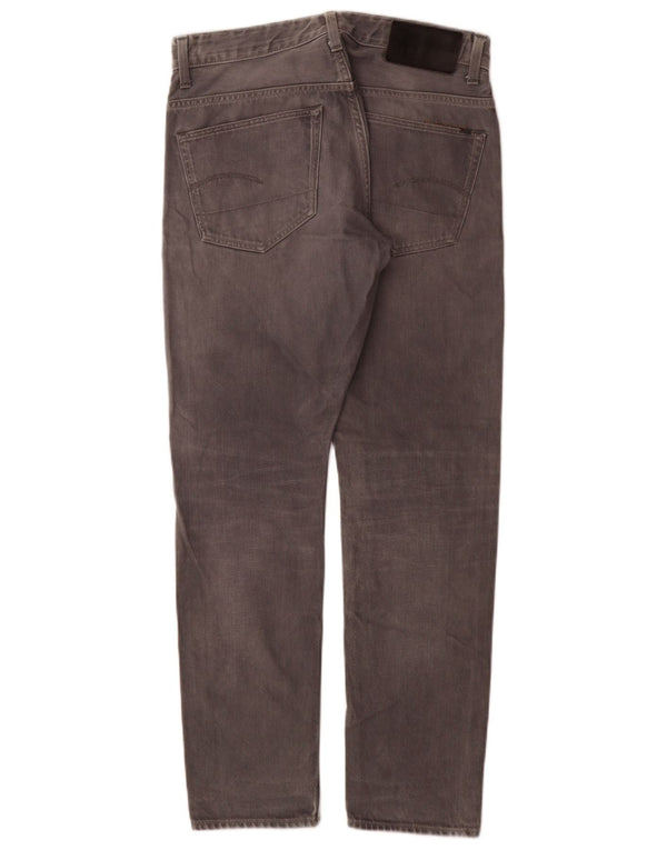 Calça jeans masculina G-Star 3301 Tapered W32 L32 algodão cinza