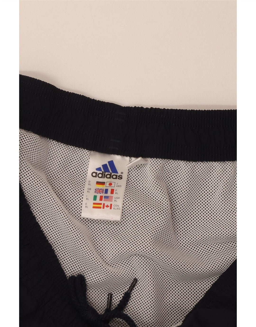 Shorts esportivos gráficos masculinos ADIDAS XL azul marinho poliamida