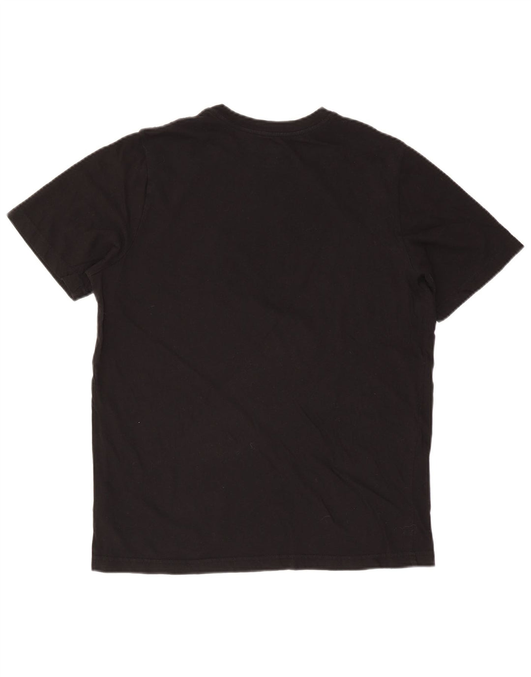 Puma Mens Graphic T-Shirt Top Grande Algodão Preto