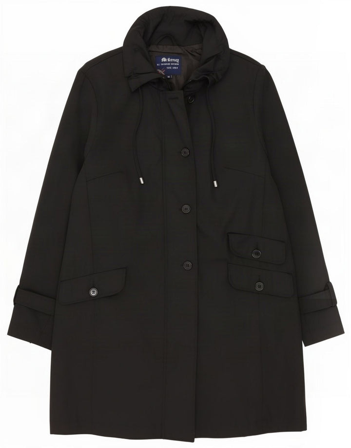 Sobretudo feminino MC Kenzy UK 18 XL preto poliamida