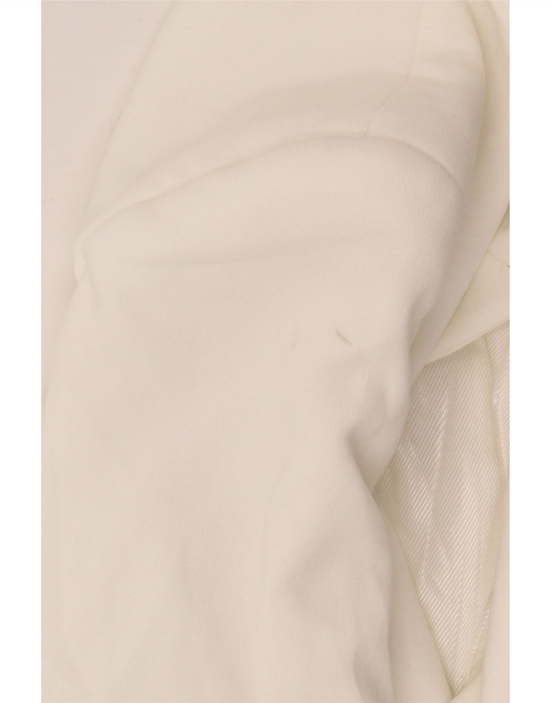 Zara Womens Open Oversized Blazer Jacket UK 6 XS Branco Poliéster