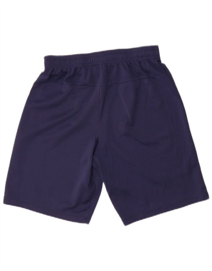 Shorts esportivos masculinos Nike Dri Fit médio azul marinho poliéster