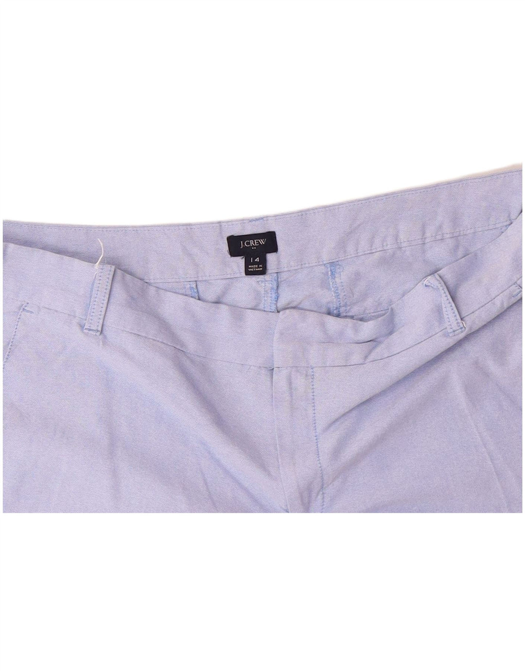 J. CREW Shorts Chino Feminino US 14 XL W38 Algodão Roxo