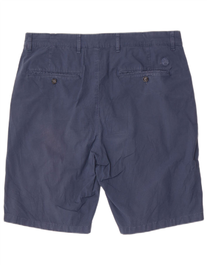 North Sails Mens Regular Fit Chino Shorts W33 Médio Azul Marinho Algodão